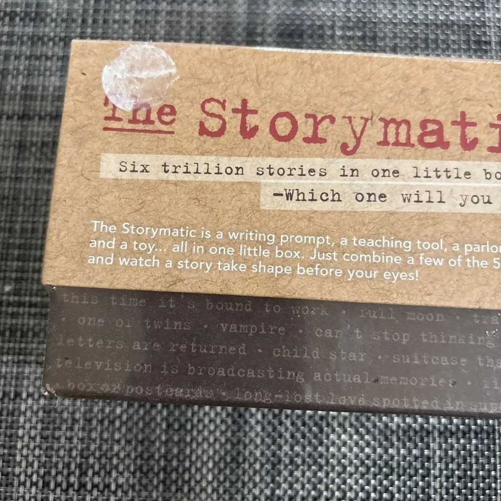 New The Storymatic 2004 Writing Prompts Teaching Tool & Game 500+ Cards Sealed